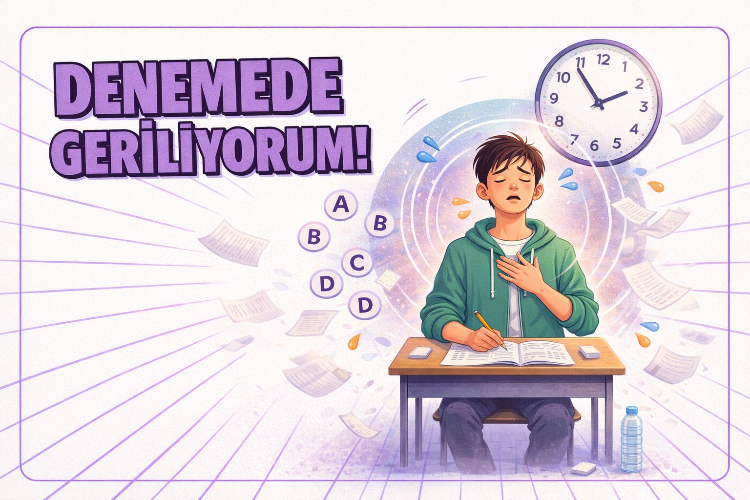 Denemelerde çok geriliyorum ne yapmalıyım?