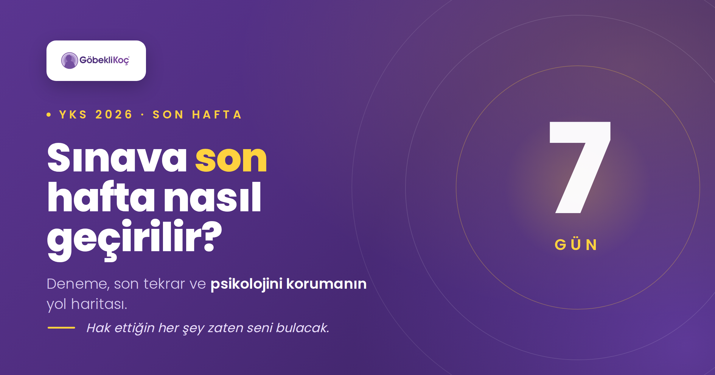 Sınavdan önceki son hafta nasıl geçirilir?