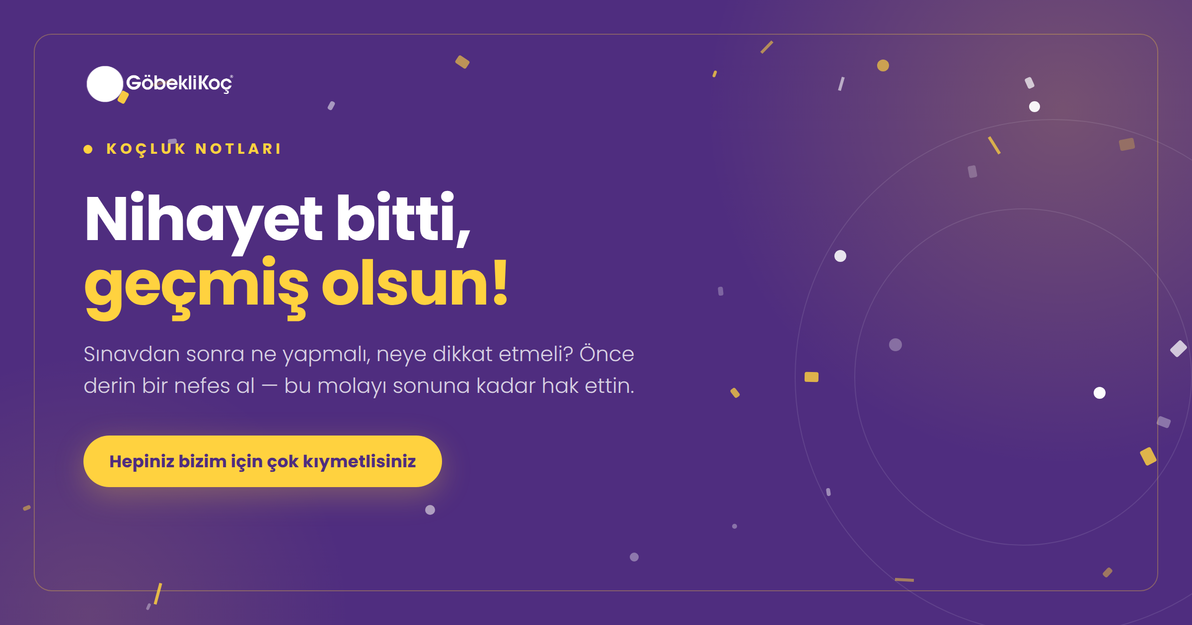Sınavdan sonra ne yapmalıyız? Sınav sonrası yapılması ve yapılmaması gerekenler nelerdir?